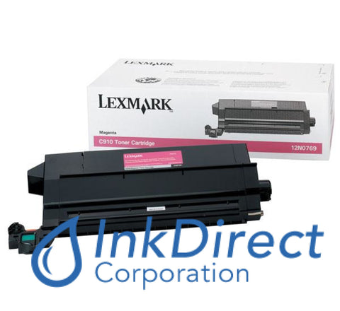 Genuine Lexmark 12N0769 Toner Cartridge Magenta