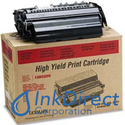 Genuine Lexmark 1380200 Toner Cartridge Black
