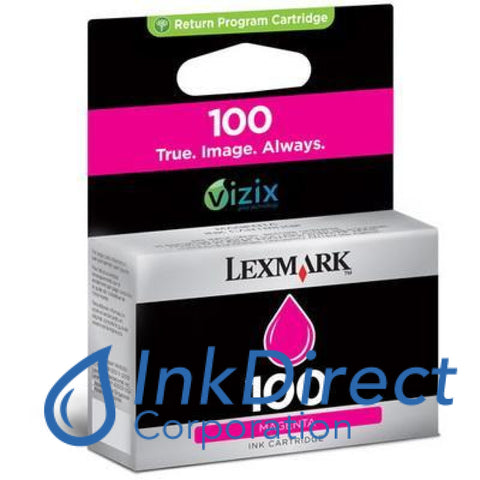 Genuine Lexmark 14N0921 14N0901 14N0937 Lex 100 Standard Yield - Return Program Ink Jet Cartridge Magenta , Multi Function S405, Impact S305, Interact S605, Intuition S505, Platinum Pro 905, Prestige Pro 805, Prevail Pro 705, Prospect Pro 205,