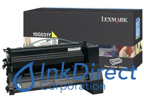 Genuine Lexmark 15G031Y Toner Cartridge Yellow