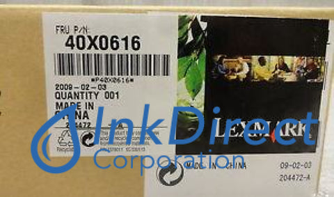 Genuine Lexmark 40X0616 Transfer Roller , Laser Printer W840, W840DN, W840N, W850DN, W850N, - Multi Function X852E, X854E, Ink Direct Corporation