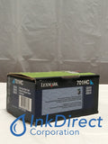 Genuine Lexmark 70C1HC0 701HC - Return Program Toner Cartridge Cyan CS310DN CS310N CS410DN CS410N CS510DE CS510DN CS510DTE CS510N Toner , Lexmark - Laser Printer CS310DN, CS310N, CS410DN, CS410N, CS510DE, CS510DN, CS510DTE, CS510N, Ink Direct Corporation