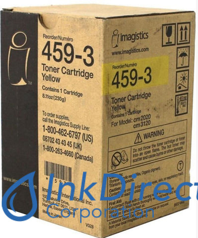 Genuine Oce-Pitney Bowes-Imagistic 4593 459-3 Cm2020 Toner Cartridge Yellow