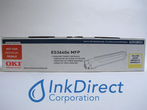 Genuine Okidata 42918921 Type C7 Toner Cartridge Yellow ES 3640 3640E Toner Cartridge