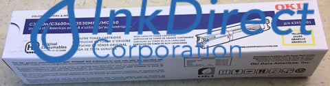 Genuine Okidata 43459301 C3400 High Yield Toner Cartridge Yellow