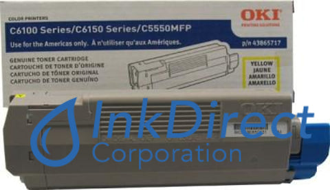 Genuine Okidata 43865717 Toner Cartridge Yellow