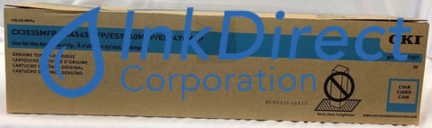 Genuine Okidata 44947307 Toner Cartridge Cyan