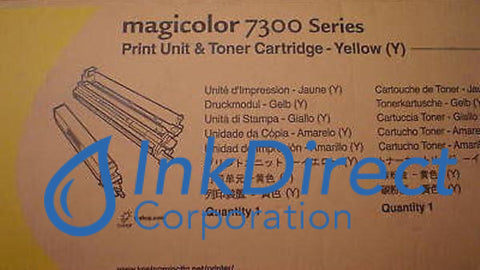 Genuine Qms 1710530002 1710530-002 Magicolor 7300 Toner Yellow