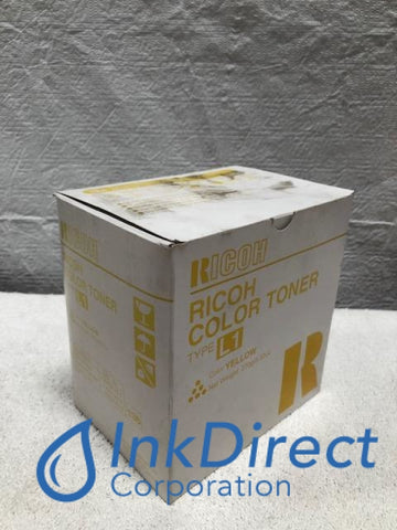 Genuine Ricoh 887896 Type L1 Toner Yellow Toner , Gestetner - CS 210, - Copier CS 206, 206DE, 225, 231, Lanier - Fax Laser AFICIO COLOR 5710, 5710E, 5813, Ricoh - Digital Copier AFICIO COLOR 6010, 6110, 6513, Savin - Fax Laser SDC 410, 410E,