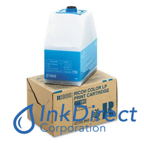 Genuine Ricoh 888445 Type 160 Toner Cartridge Cyan