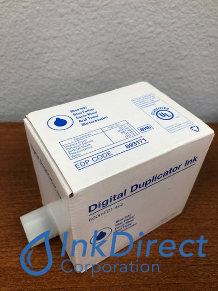 Genuine Ricoh 893171 Digital Duplicator Ink Ink Blue – Ink Direct