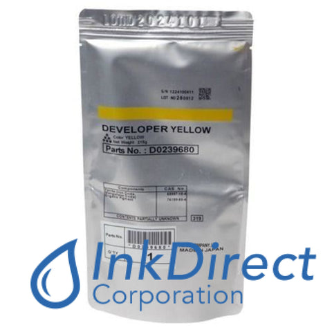 Genuine Ricoh D0239680 D023-9680 Developer Yellow