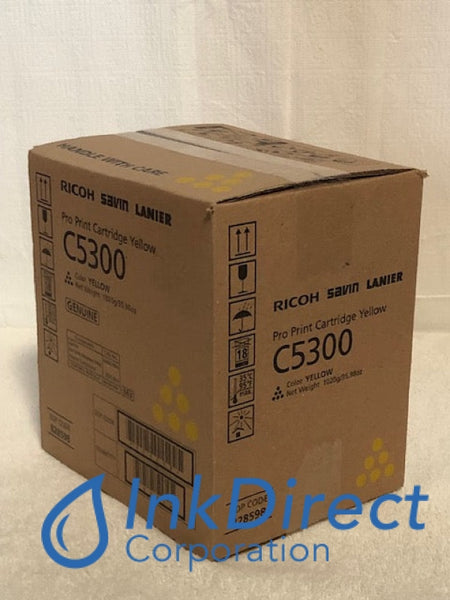 Genuine Ricoh Savin Lanier 828598 Pro C5300 Toner Cartridge Yellow