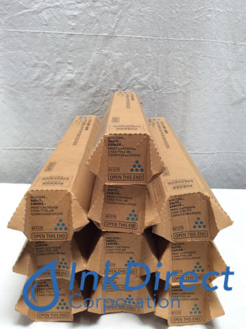 Genuine Ricoh Savin Lanier 841279 841-279 MP C3300 Print Cartridge Cyan (lot of 10) MP C2800 C3300 LD 528C 528CG 528CSPF 533C 533CG 533CSPF