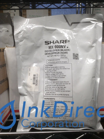 Genuine Sharp MX900NV MX-900NV Developer Black MX M1054 M1204 M904