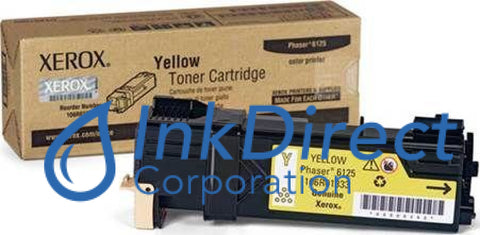 Genuine Xerox 106R1333 106R01333 Phaser 6125 Toner Cartridge Yellow