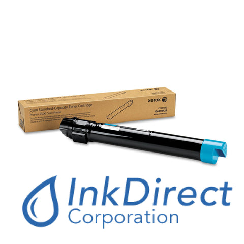Genuine Xerox 106R1433 106R01433 Phaser 7500 Std Toner Cartridge Cyan