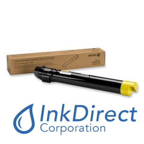 Genuine Xerox 106R1435 106R01435 Phaser 7500 Std Toner Cartridge Yellow