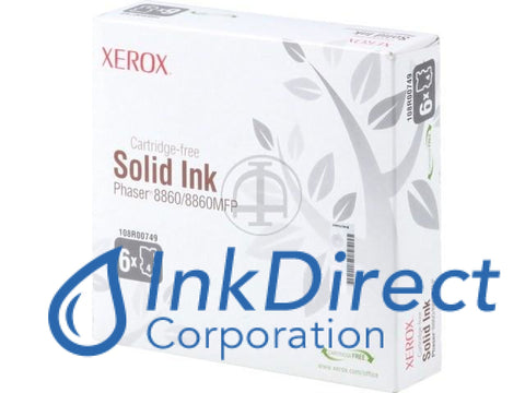 Genuine Xerox 108R749 108R00749 Phaser 8860 Ink Stick Black