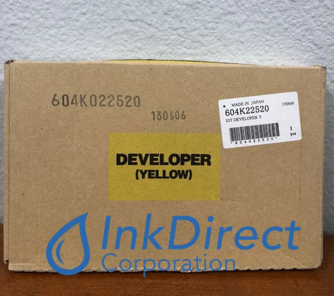 Genuine Xerox 604K22520 604K022520 604K07490 Developer Yellow Developer , Xerox - CopyCentre C32, C40, DocuColor 1632, 2240, 3535, WorkCentre Pro 32, 40, - Copier WorkCentre 7328, 7335, 7345, M24, WorkCentre Pro C2128, C2636, C3545,
