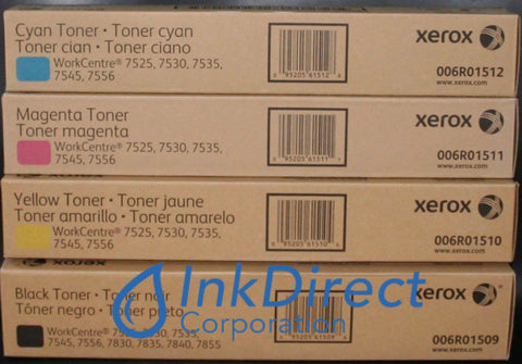 Genuine Xerox 6R1509 6R1510 6R1511 6R1512 Metered Toner Cartridge Black Cyan Magenta Yellow Toner Cartridge AltaLink C8030, C8035, C8045, C8070, WorkCentre 7525, 7530, 7535, 7545, 7556, 7830, 7835, 7845, 7855, 7970