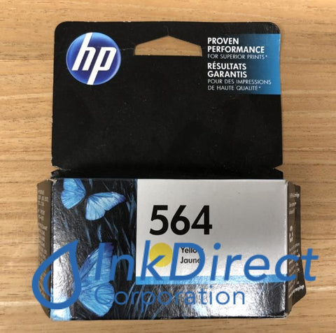 HP CB320WN HP 564 Ink Jet Cartridge Yellow Ink Jet Cartridge , HP - DeskJet 3521, 3522, - All-in-One PhotoSmart 7510, B209A, B210A, B8550, B8553, B8558, C309A, C309G, C309N, C310, C510, C510A, C5300, C5324, C5370, C5373, C5380, C5383, C5388, C5390, C5393, C6300, C6324, C6340, C6350, C6375, C6380, C6383, C6388, D5400 SERIES, D5445, D5445, D5460, D5460, D5463, D5468, D7500 Series, D7560