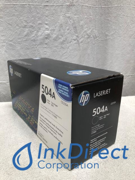 Brobrygge pust Åbent HP CE250A (HP 504A) Toner Cartridge Black aserJet CP3525 – Ink Direct  Corporation