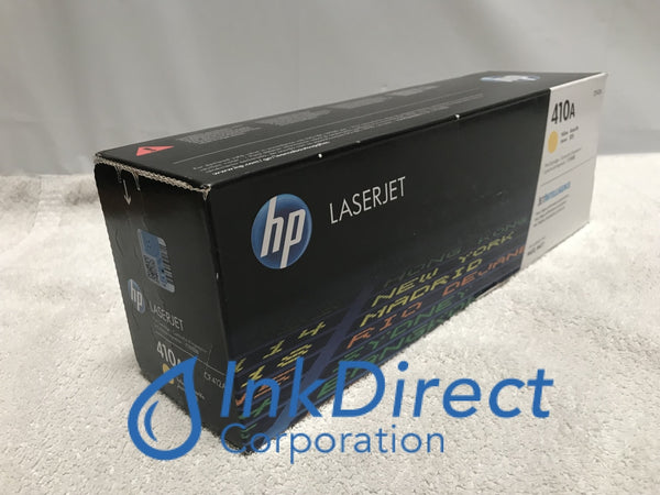 HP CF412A HP 410A ) Toner Cartridge Yellow LaserJet Pro M452dw M477fdw – Ink Direct Corporation