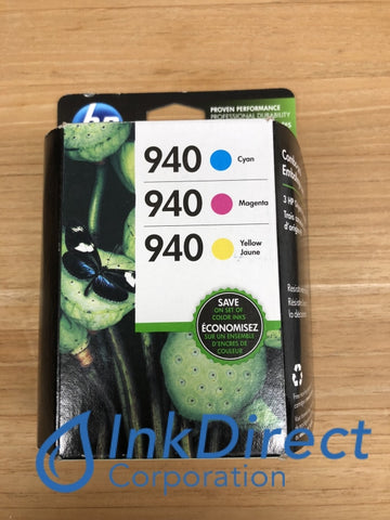 HP CN065FN 940 Combo Pack Ink Jet Cartridge ( 1 Each C4903AN C4904AN C4905AN ) Ink Jet Cartridge , HP - All-in-One OfficeJet Pro 8000, 8500