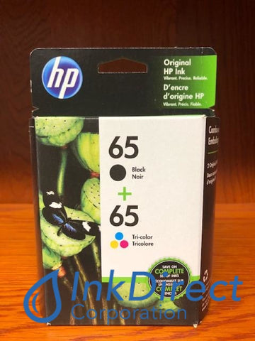 HP T0A36AN T0A36AN HP 65 Black & Color Ink Jet Cartridge ( N9K01AN N9K02AN ) Ink Jet Cartridge , HP - InkJet Printer DeskJet 3752, 3755
