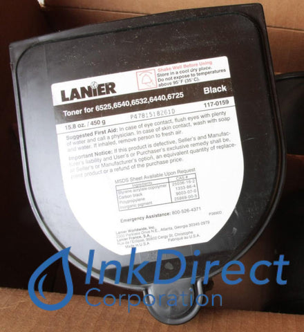 Genuine Lanier 1170159 - L 117-0159 - Toner Cartridge Black , Lanier - Copier 6526, - Copier-Analog 6440, 6525, 6532, 6540, 6725