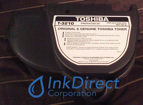 Genuine Toshiba T3210 - L T-3210 - L Toner Cartridge Black  BD 2532 3210