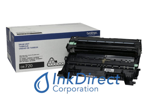 Genuine Brother Dr720 Dr-720 Drum Unit Black All-in-One  DCP 8110DN,  8150DN,   - Laser Printer HL  5450DN,  5470DW,  6180DW,  8710DN,  8910DW,