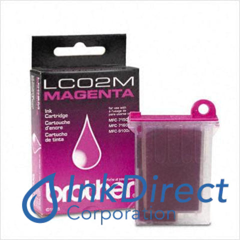 Genuine Brother Lc02M Lc-02M Ink Jet Cartridge Magenta