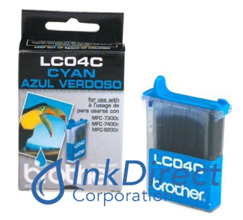 Genuine Brother Lc04C Lc-04C Ink Jet Cartridge Cyan
