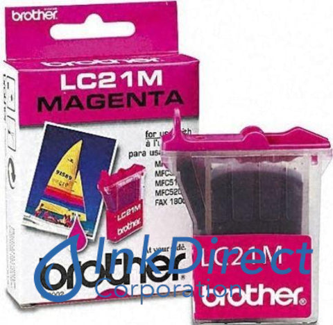 Genuine Brother Lc21M Lc-21M Ink Jet Cartridge Magenta