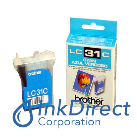 Genuine Brother Lc31C Lc-31C Ink Jet Cartridge Cyan