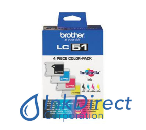 Genuine Brother Lc514Pks Lc-514Pks Lc51 C/m/y/b Ink Jet Cartridge 4-Color