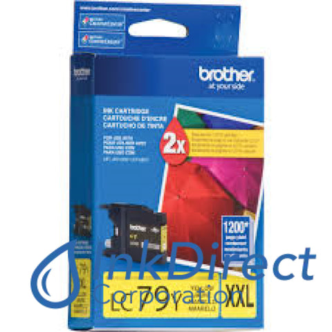 Genuine Brother Lc79Y Lc-79Y Ink Jet Cartridge Yellow