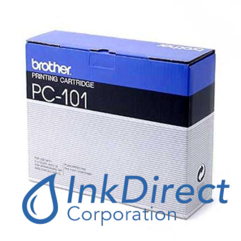 Genuine Brother Pc101 Pc-101 Print Cartridge Black