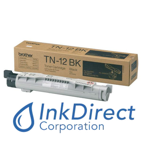 Genuine Brother Tn12Bk Tn-12Bk Toner Cartridge Black