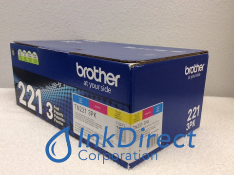 Genuine Brother TN2213PK TN-2213PK Toner Cartridge Cyan Magenta Yellow Toner Cartridge , Brother - MFC 9130, 9130CW, 9330, 9330CDW, 9340, 9340CDW, HL 3140, 3140CW, 3170, 3170CDW,