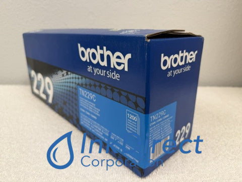 Genuine Brother TN229C TN-229C Toner Cartridge Cyan Toner Cartridge , Brother &nbsp; - Laser Printer &nbsp;HL L3220cdw, &nbsp;L3280cdw, &nbsp;L3295cdw, &nbsp;L3300cdw, &nbsp;L8245cdw, &nbsp; - Multi Function MFC &nbsp;L3720cdw, &nbsp;L3765cdw, &nbsp;L3780cdw, &nbsp;L8395cdw