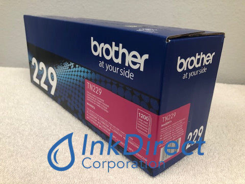 Genuine Brother TN229M TN-229M Toner Cartridge Magenta Toner Cartridge , Brother &nbsp; - Laser Printer &nbsp;HL L3220cdw, &nbsp;L3280cdw, &nbsp;L3295cdw, &nbsp;L3300cdw, &nbsp;L8245cdw, &nbsp; - Multi Function MFC &nbsp;L3720cdw, &nbsp;L3765cdw, &nbsp;L3780cdw, &nbsp;L8395cdw