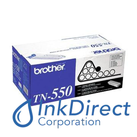 Genuine Brother Tn550 Tn-550 Toner Cartridge Black