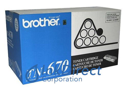 Genuine Brother Tn670 Tn-670 Toner Cartridge Black