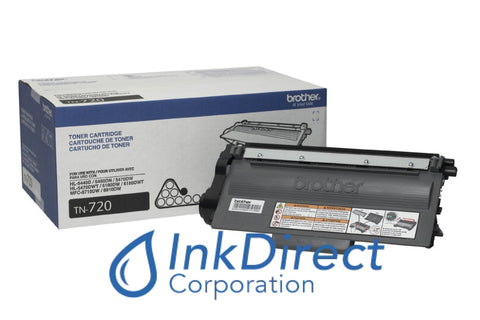 Genuine Brother Tn720 Tn-720 Toner Cartridge Black
