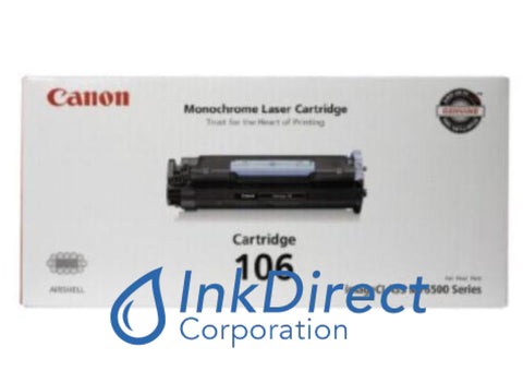 Genuine Canon 0264B001Aa 106 Toner Cartridge Black