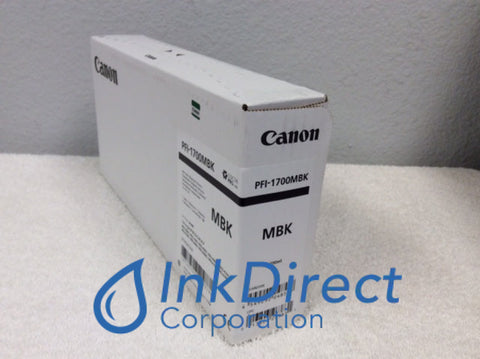 Genuine Canon 0774C001 PFI-1700MBK PFI1700MBK PFI-1700 Ink Tank Matt Black Pro-2000 4000 6000 Ink Jet Cartridge , Canon&nbsp; &nbsp;- Wide Format Printer&nbsp; ImagePrograf Pro-2000,&nbsp; Pro-4000,&nbsp; Pro-4000S,&nbsp; Pro-6000S,