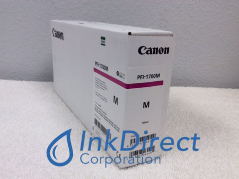 Genuine Canon 0777C001 PFI-1700M PFI-1700 Ink Tank Magenta Pro-2000 4000 4000S 6000S Ink Jet Cartridge , Canon&nbsp; &nbsp;- Wide Format Printer&nbsp; ImagePrograf Pro-2000,&nbsp; Pro-4000,&nbsp; Pro-4000S,&nbsp; Pro-6000S,